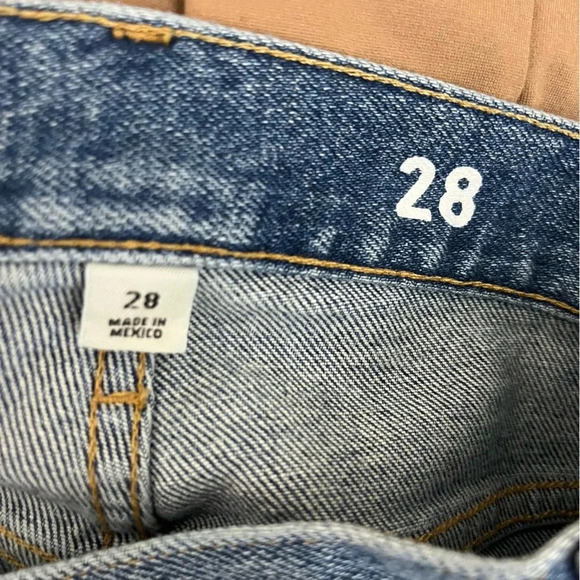 J. Crew Size 29 Mid-Rise Demi-Boot Crop Jeans Raw Hem Kick Flare Denim Size 8/29 - Picture 6 of 12